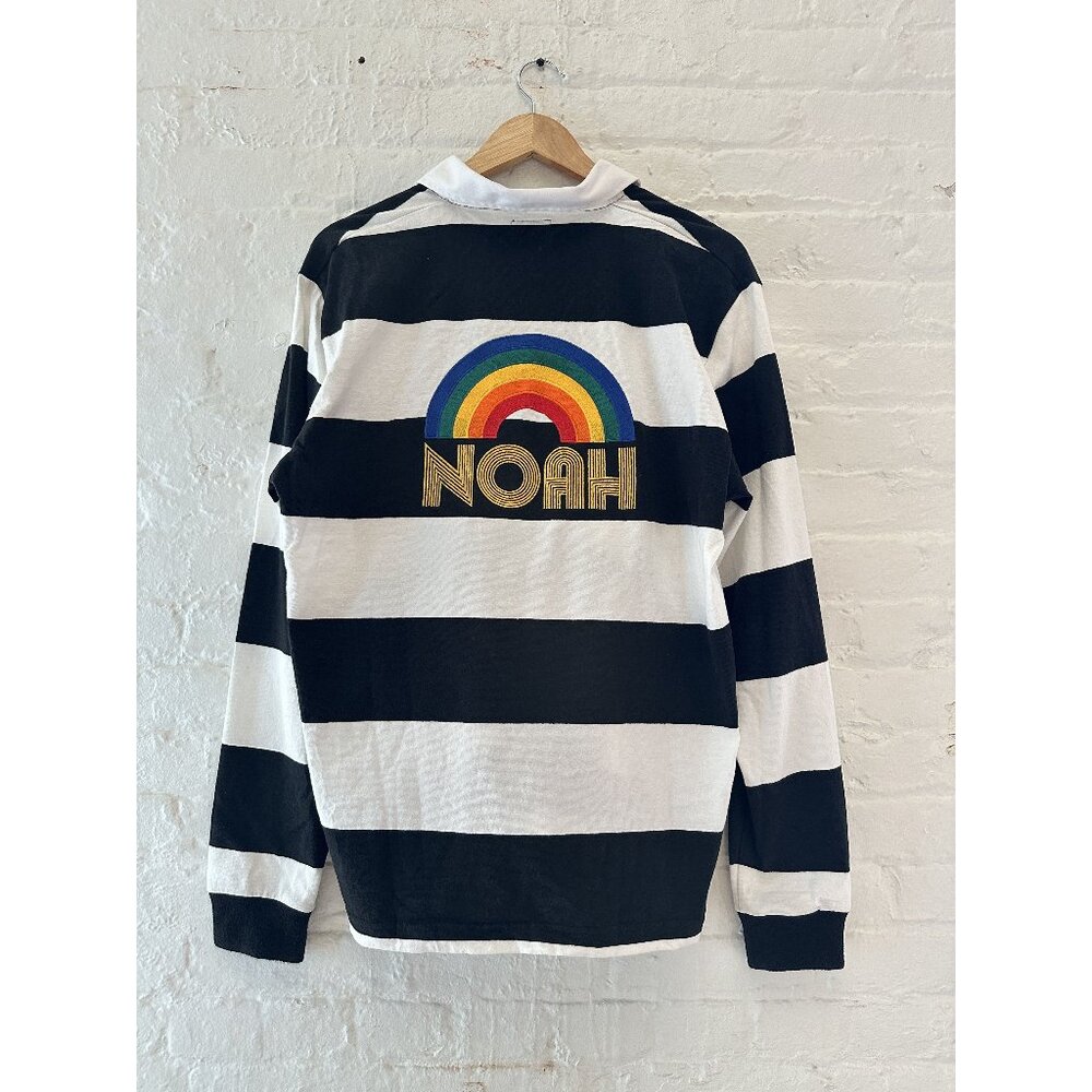 Noah Striped Rainbow Logo Rugby